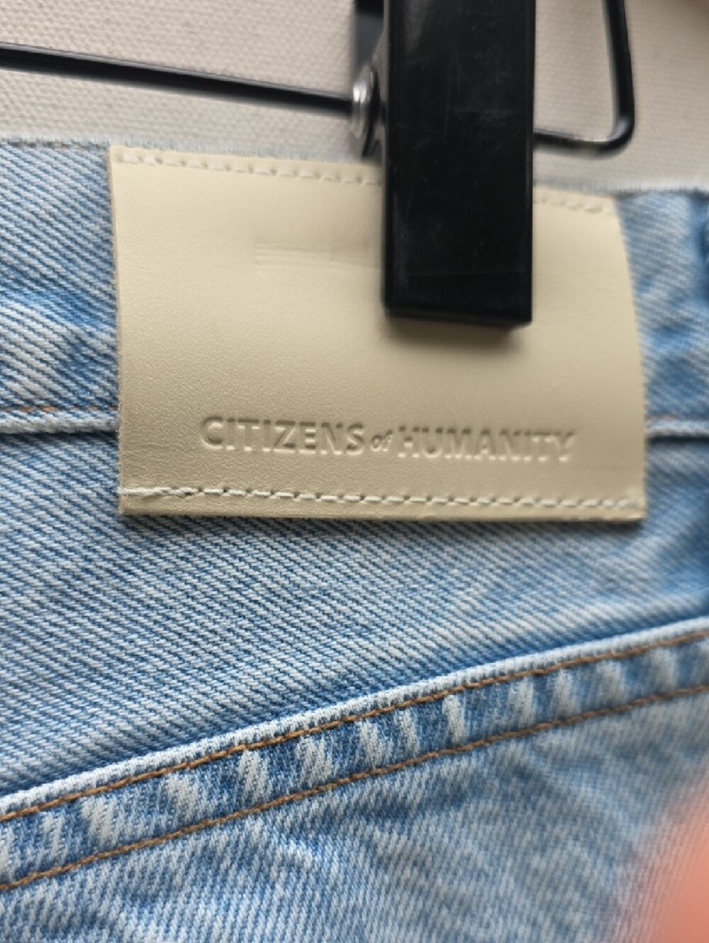 NEW $258 CITIZENS OF HUMANITY NEVE DISTRESSED JEANS IN MEDIUM BLUE SIZE 27 - Picture 8 of 11